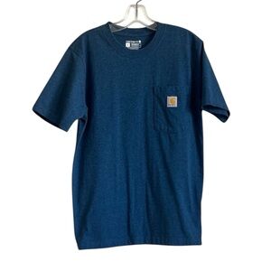 Carhartt Relaxed Fit Blue Pocket Tee